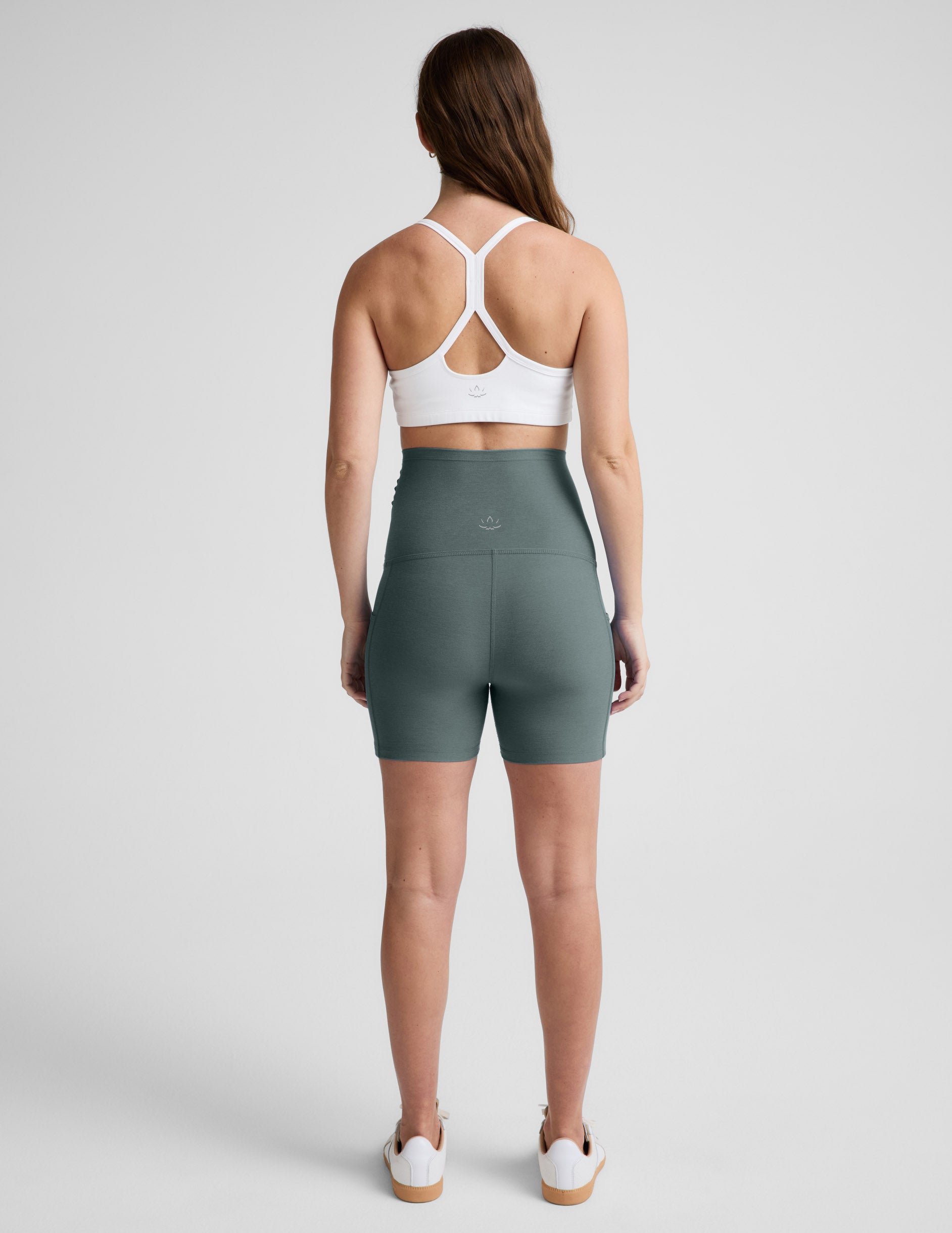 Spacedye? Keep Pace 5 Maternity Pocket Biker Short - Image 4