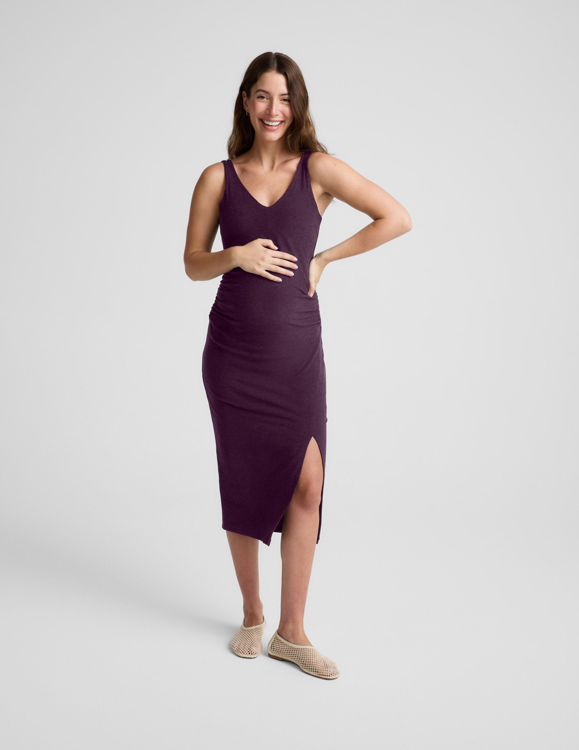 Spacedye? Inspire Maternity Midi Dress - Image 2