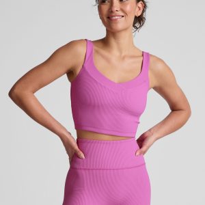 Impulse Ribbed Cropped Tank