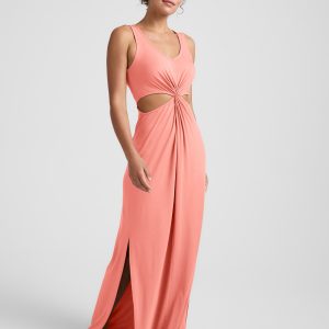 Maxi Around The World Front Twist Dress