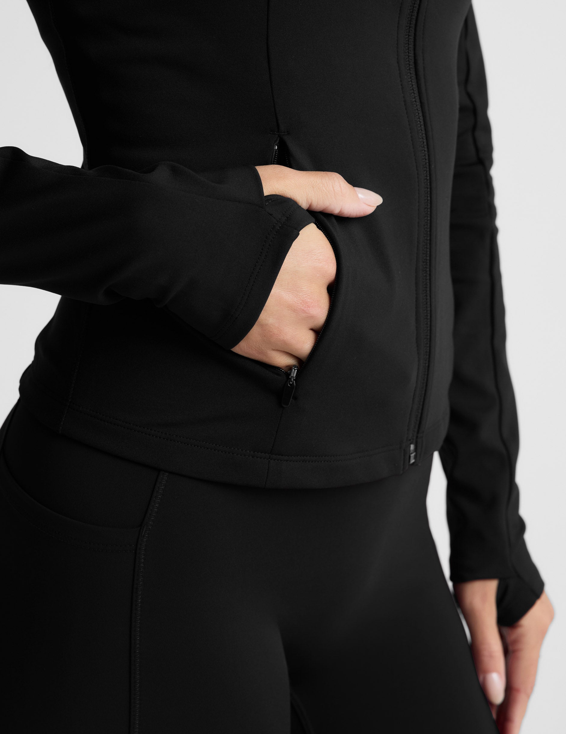 Pacer Fleece-Backed Full Zip Jacket - Image 4