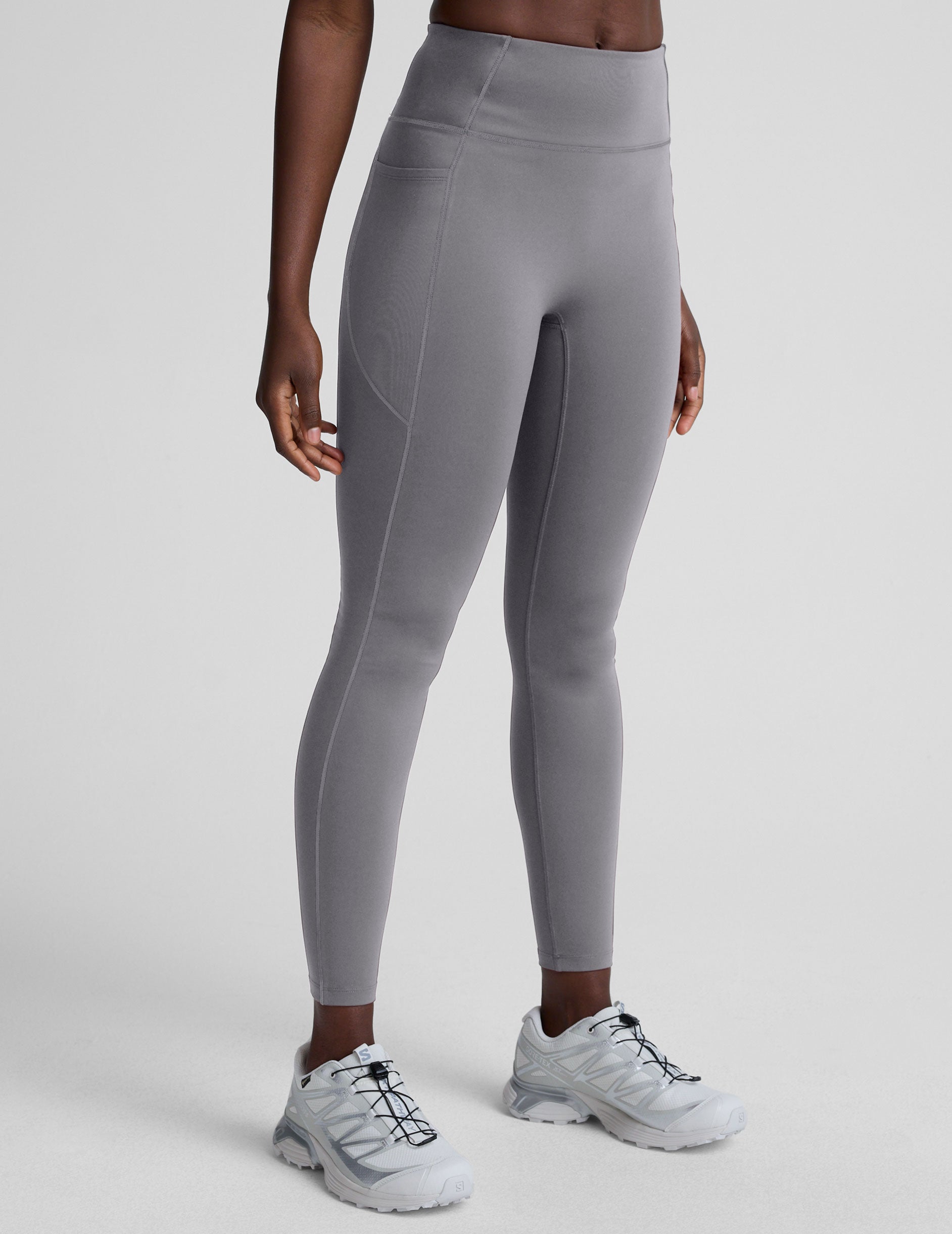 Pacer Fleece-Backed Zip Pocket Full Length Legging - Image 3