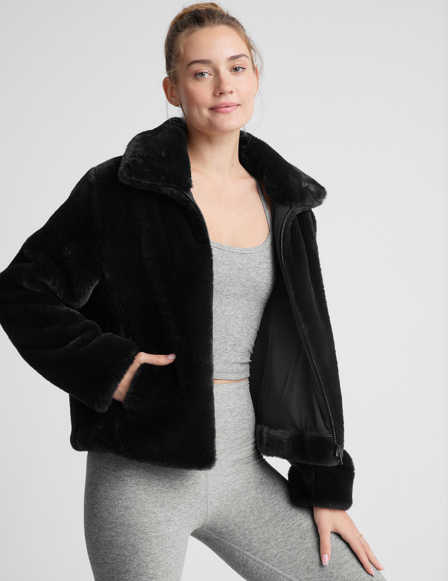 On The List Faux Fur Jacket - Image 2