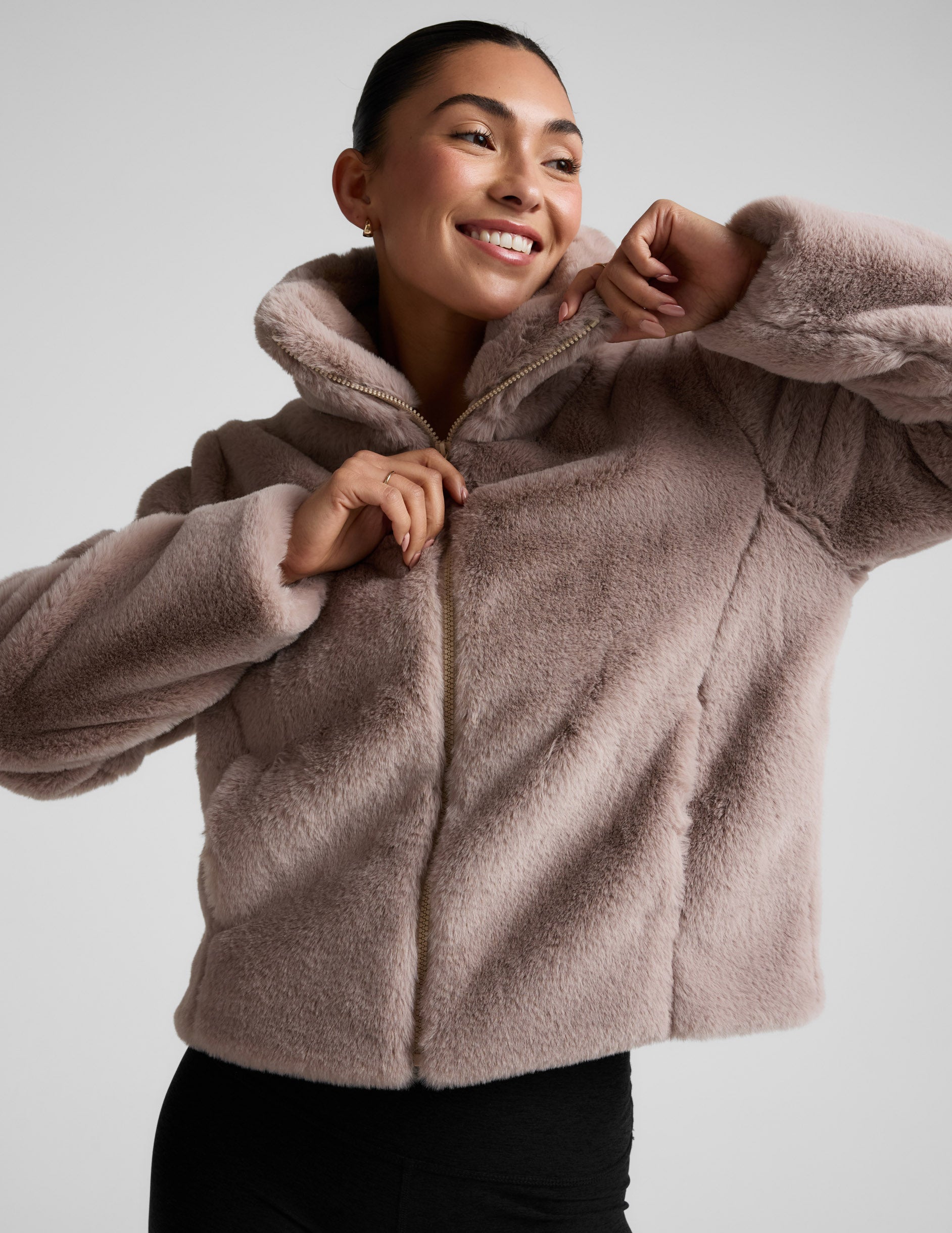On The List Faux Fur Jacket - Image 2