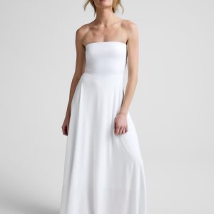 Featherweight Strapless Maxi Dress