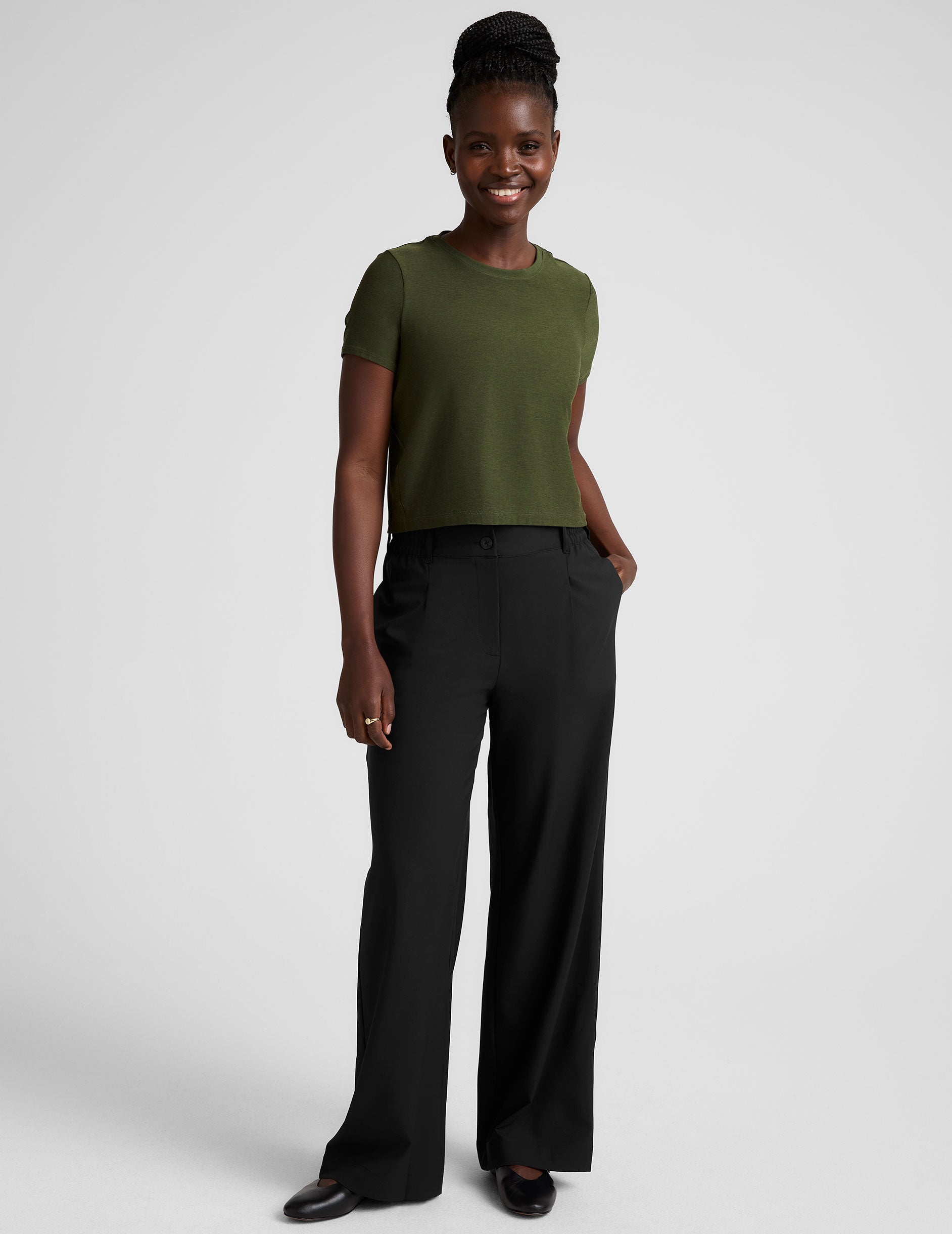 Featherweight Supreme Cropped Tee - Image 4
