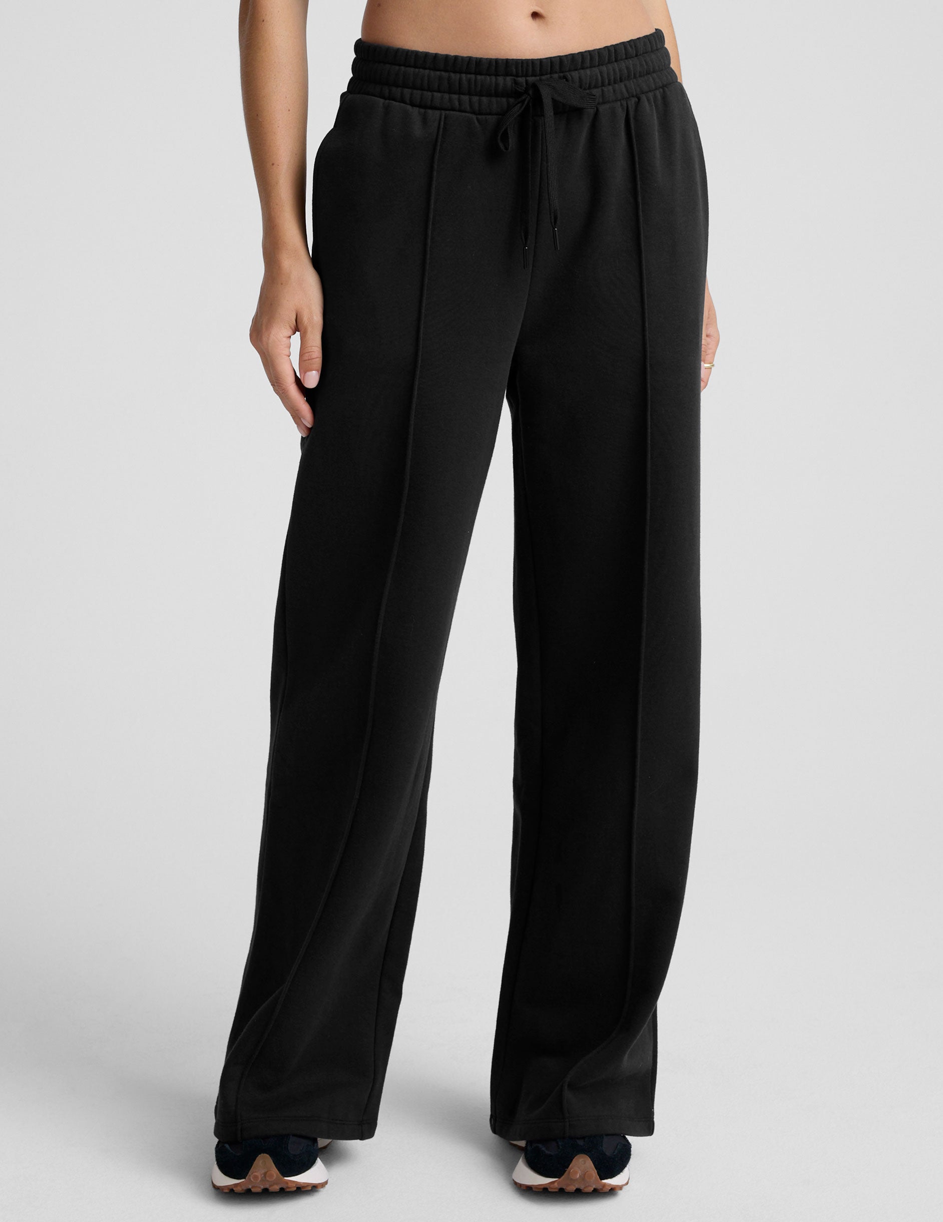 LuxeFleece? Pintuck Wide Leg Pant - Image 2