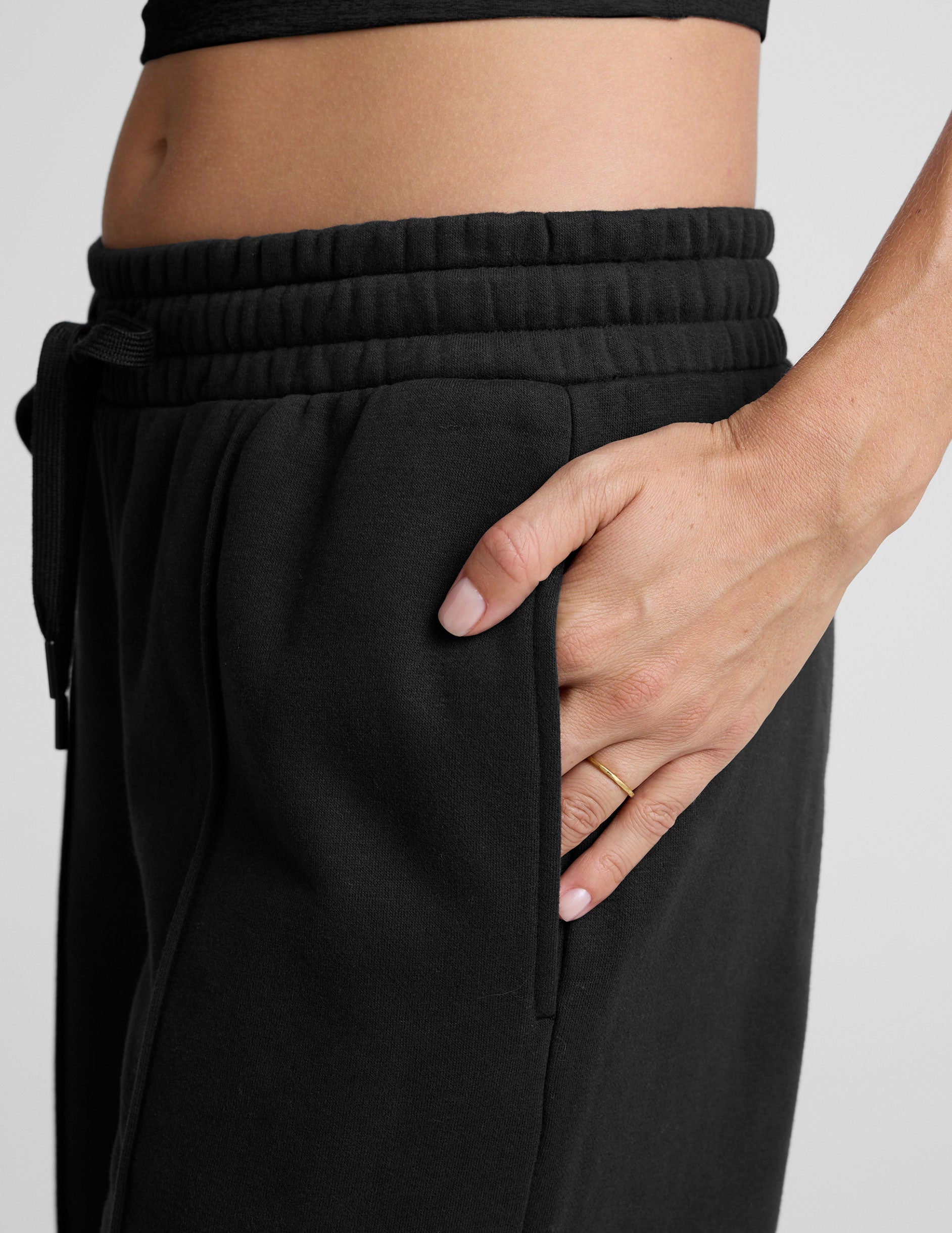 LuxeFleece? Pintuck Wide Leg Pant - Image 5