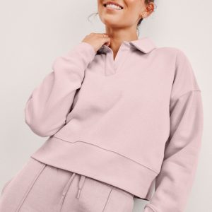 LuxeFleece? Collared Sweatshirt