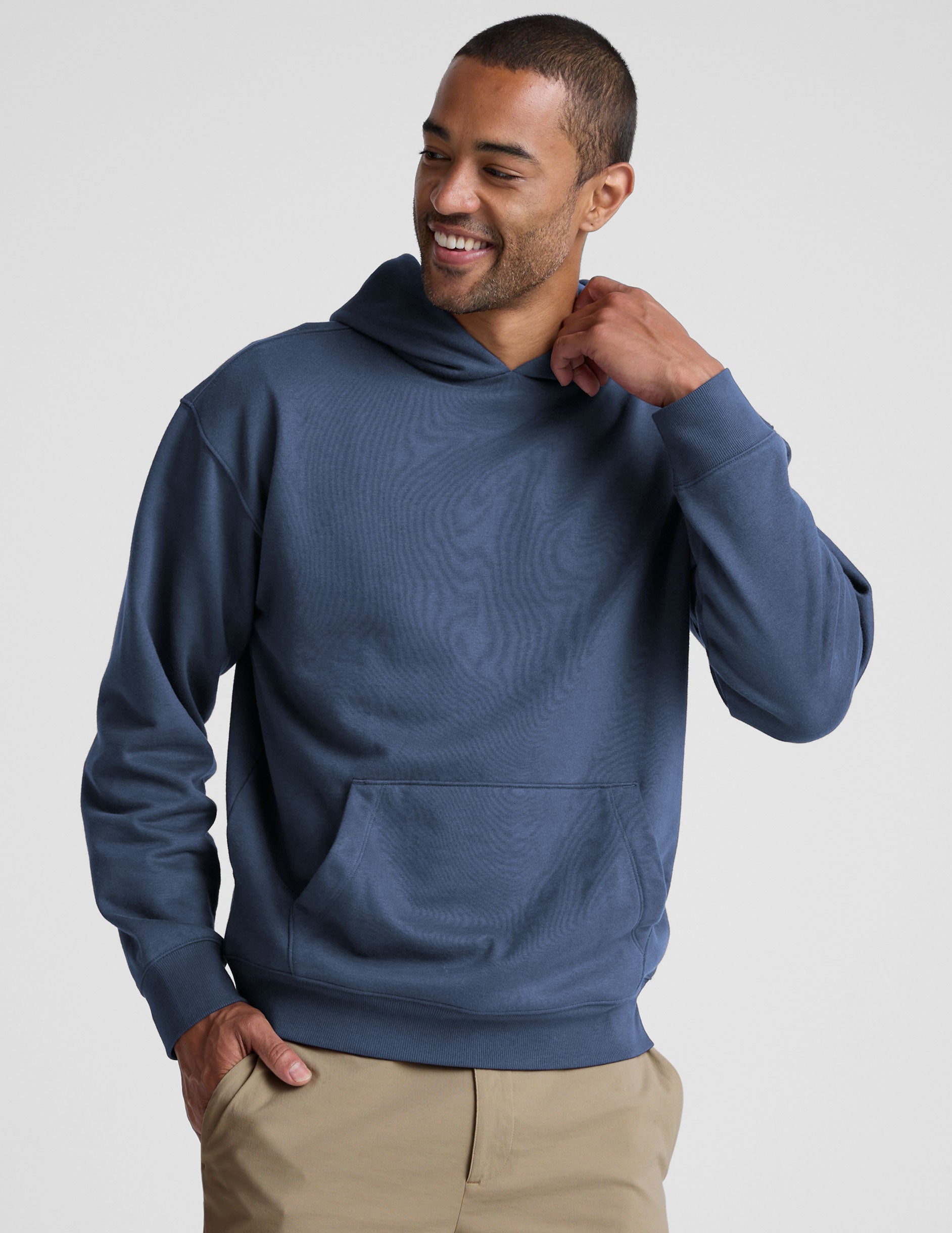LuxeFleece? Classic Men's Hoodie - Image 4