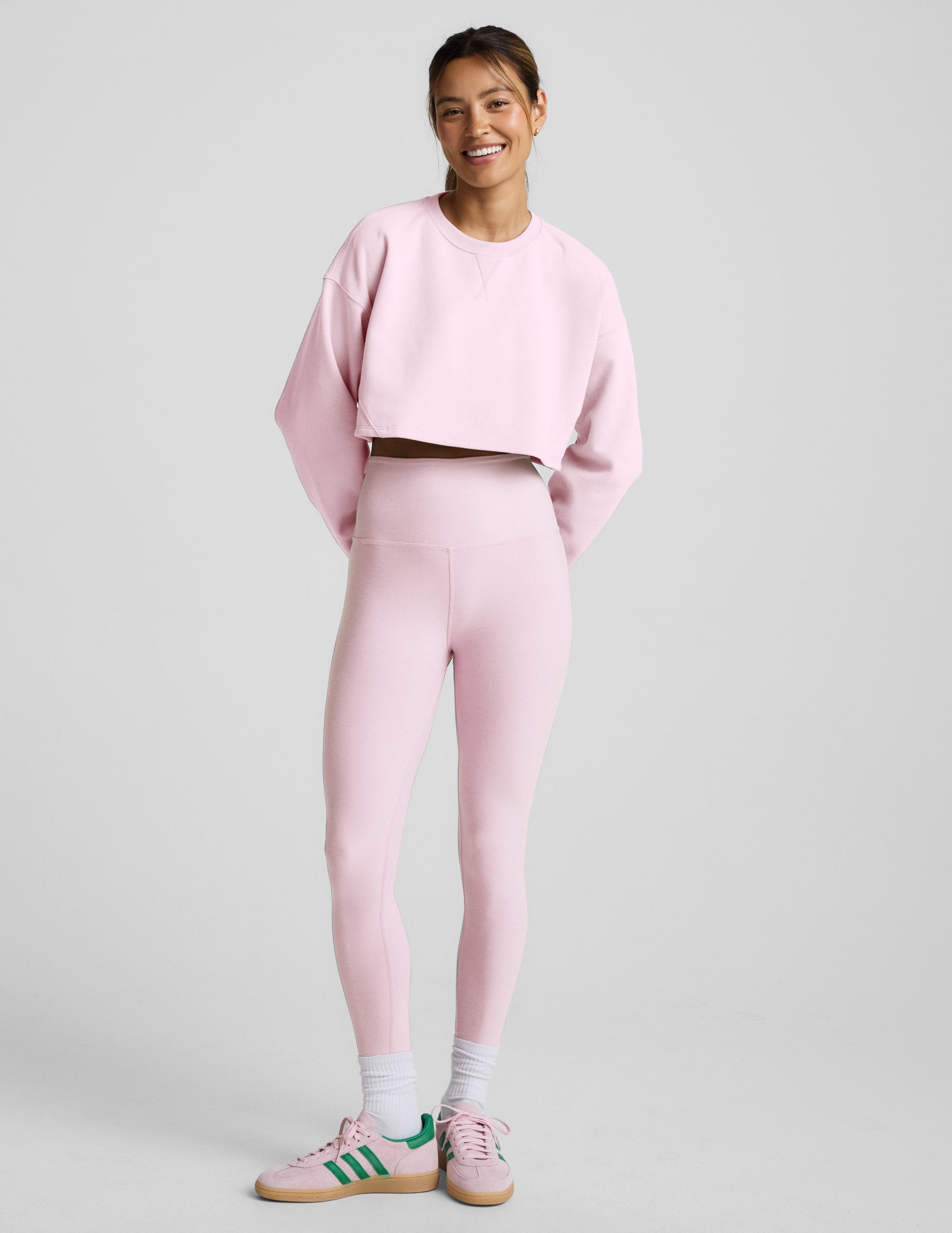 LuxeFleece? Cropped Sweatshirt - Image 2
