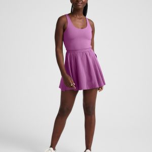 Score Pleated Dress