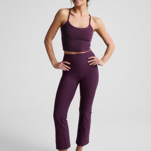Spacedye? Pintuck Kick Flare High Waisted Pant