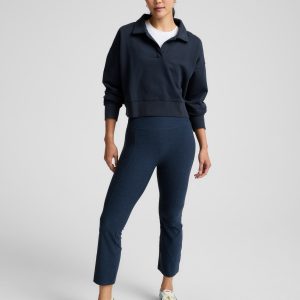 Spacedye? Pintuck Kick Flare High Waisted Pant