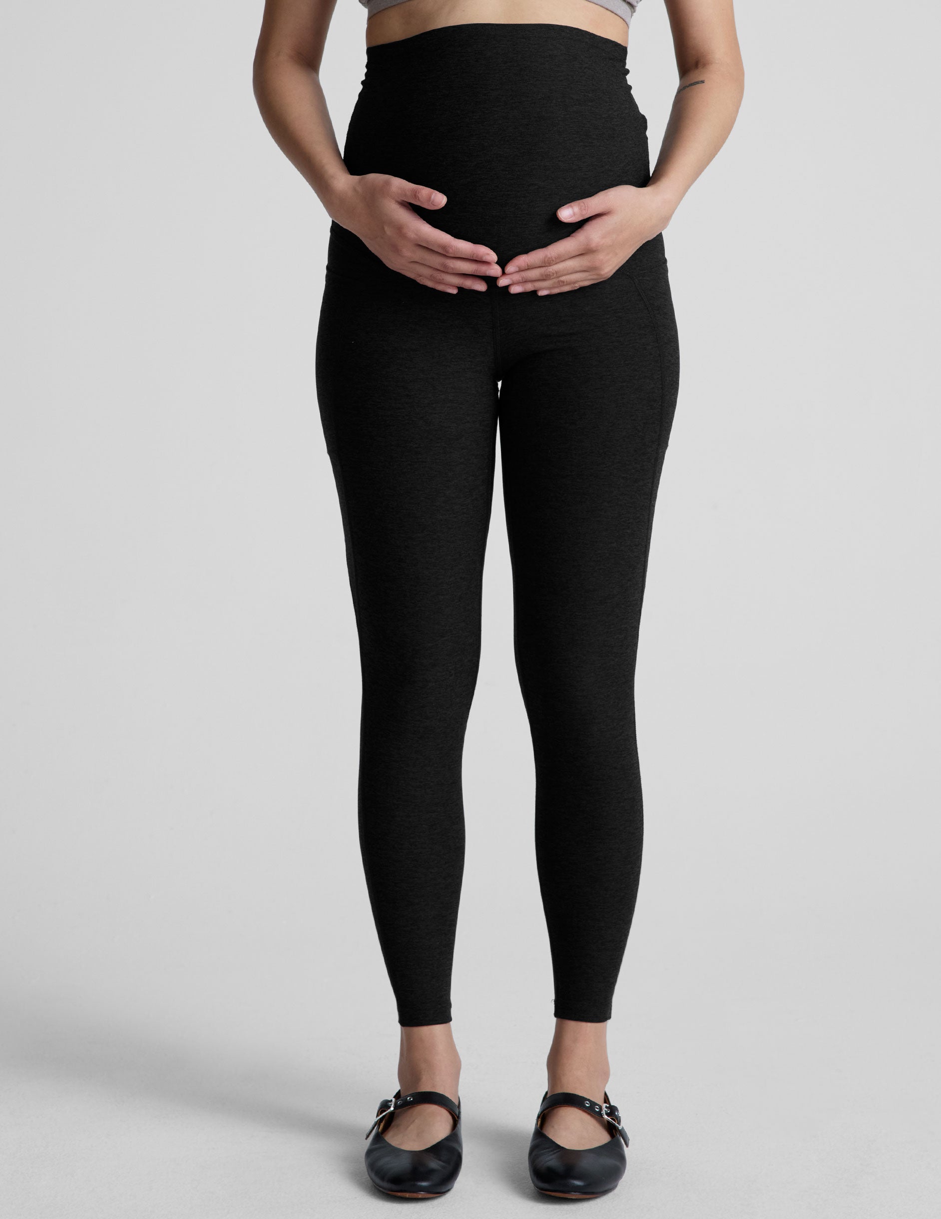 Spacedye? Love the Bump Maternity Pocket Midi Legging - Image 2