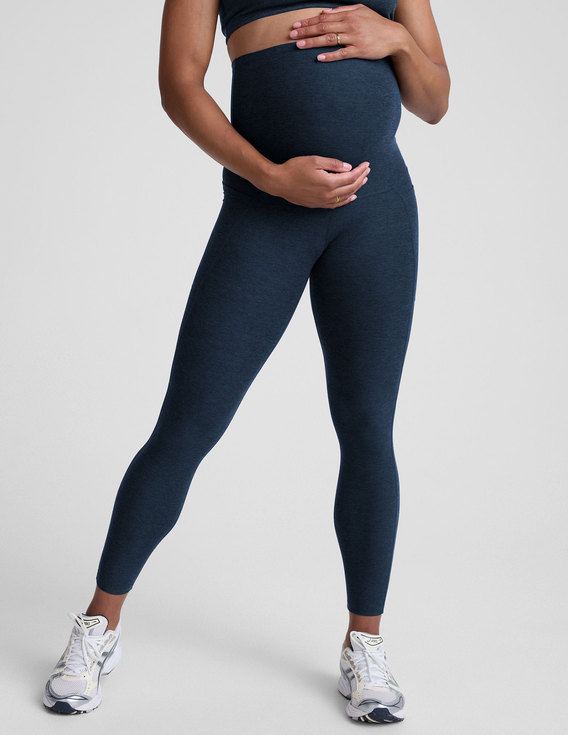 Spacedye? Love the Bump Maternity Pocket Midi Legging - Image 2