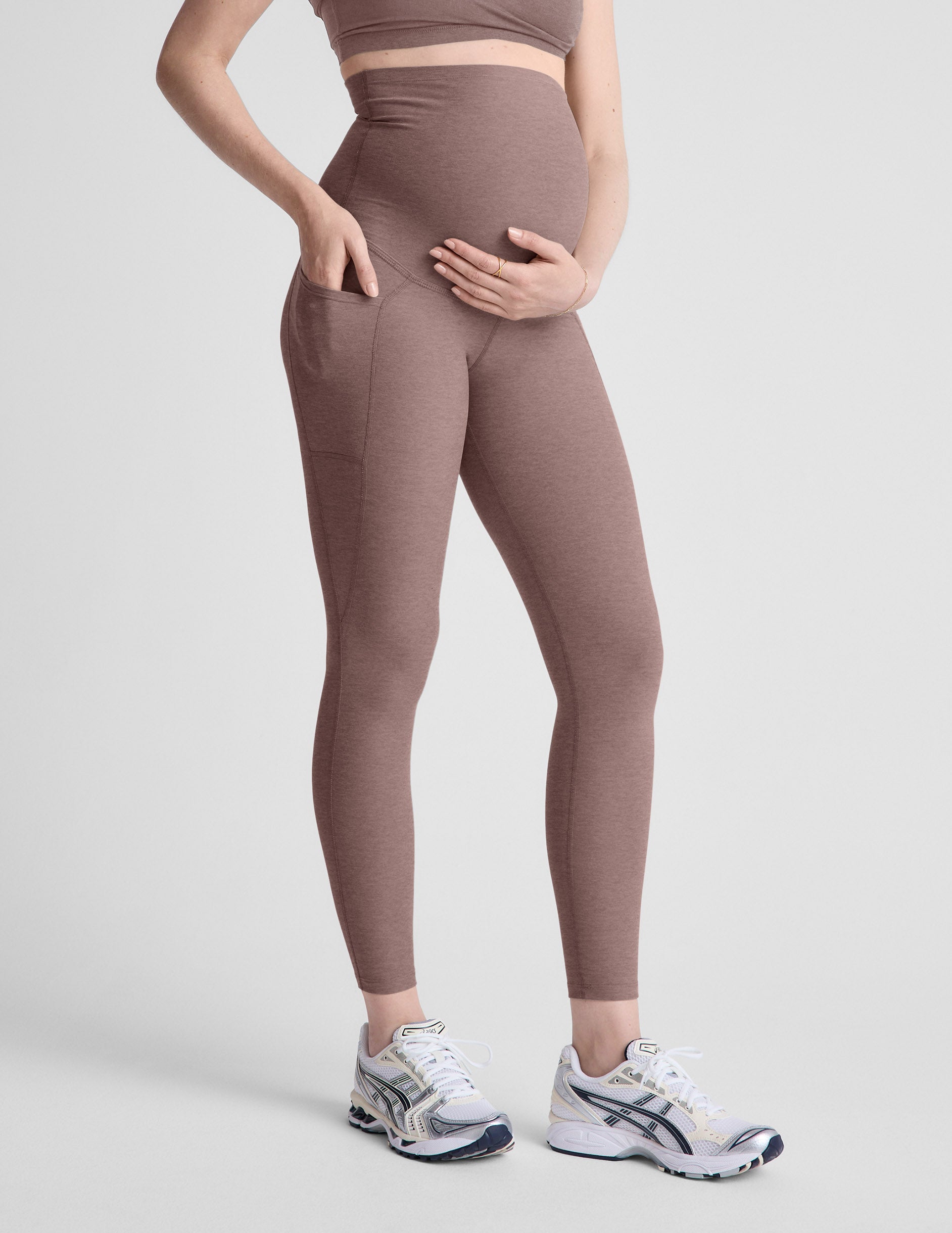 Spacedye? Love the Bump Maternity Pocket Midi Legging - Image 2