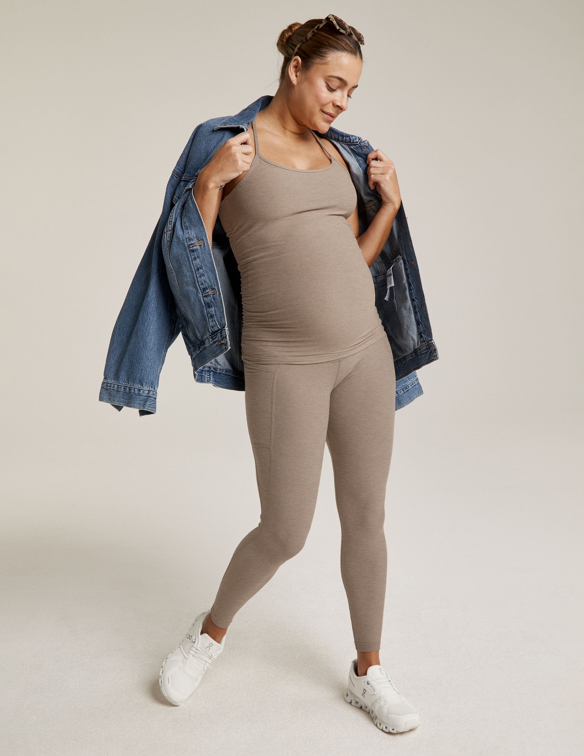 Spacedye? Keep Your Cool Maternity Slim Racerback Tank - Image 5