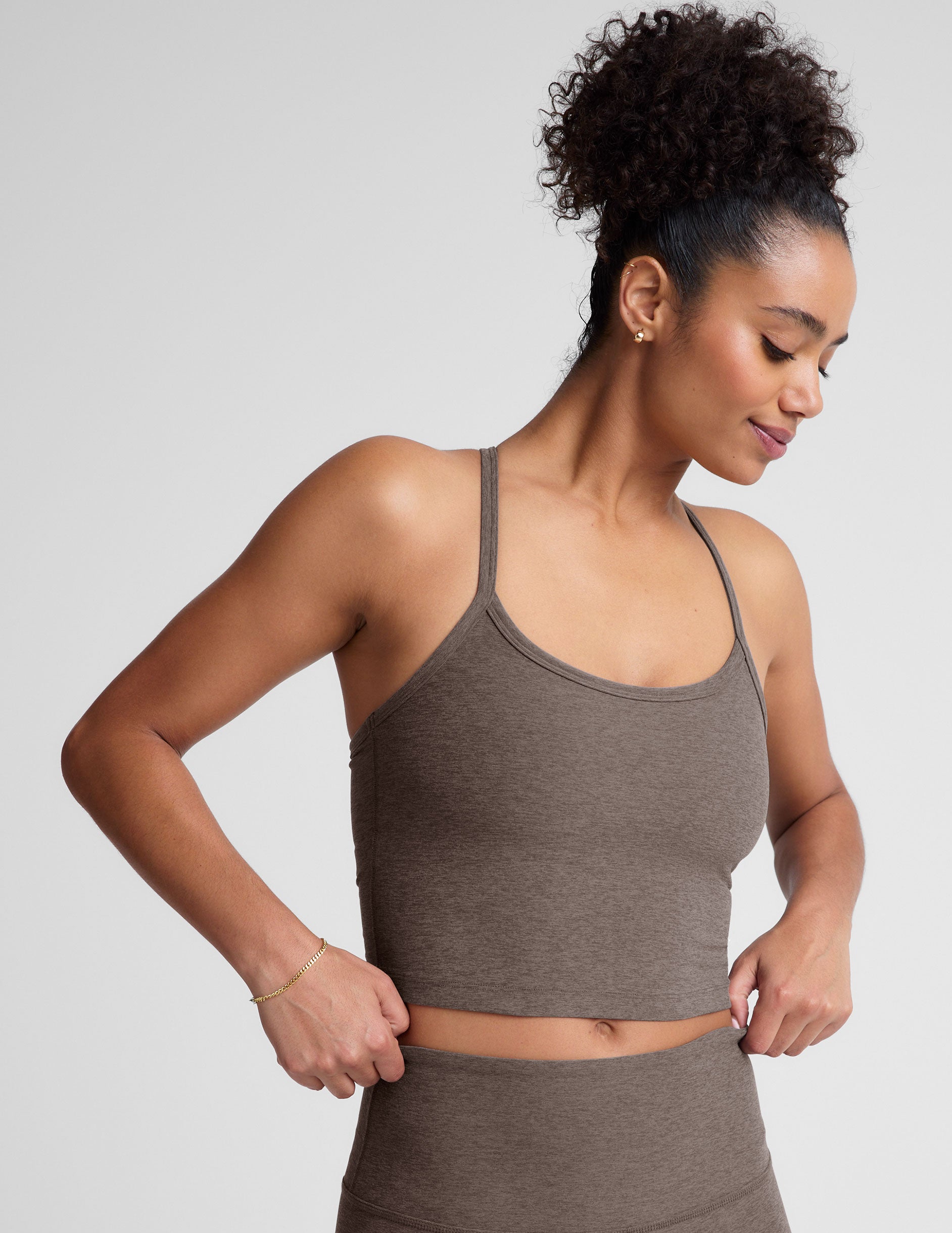 Spacedye? Slim Racerback Cropped Tank