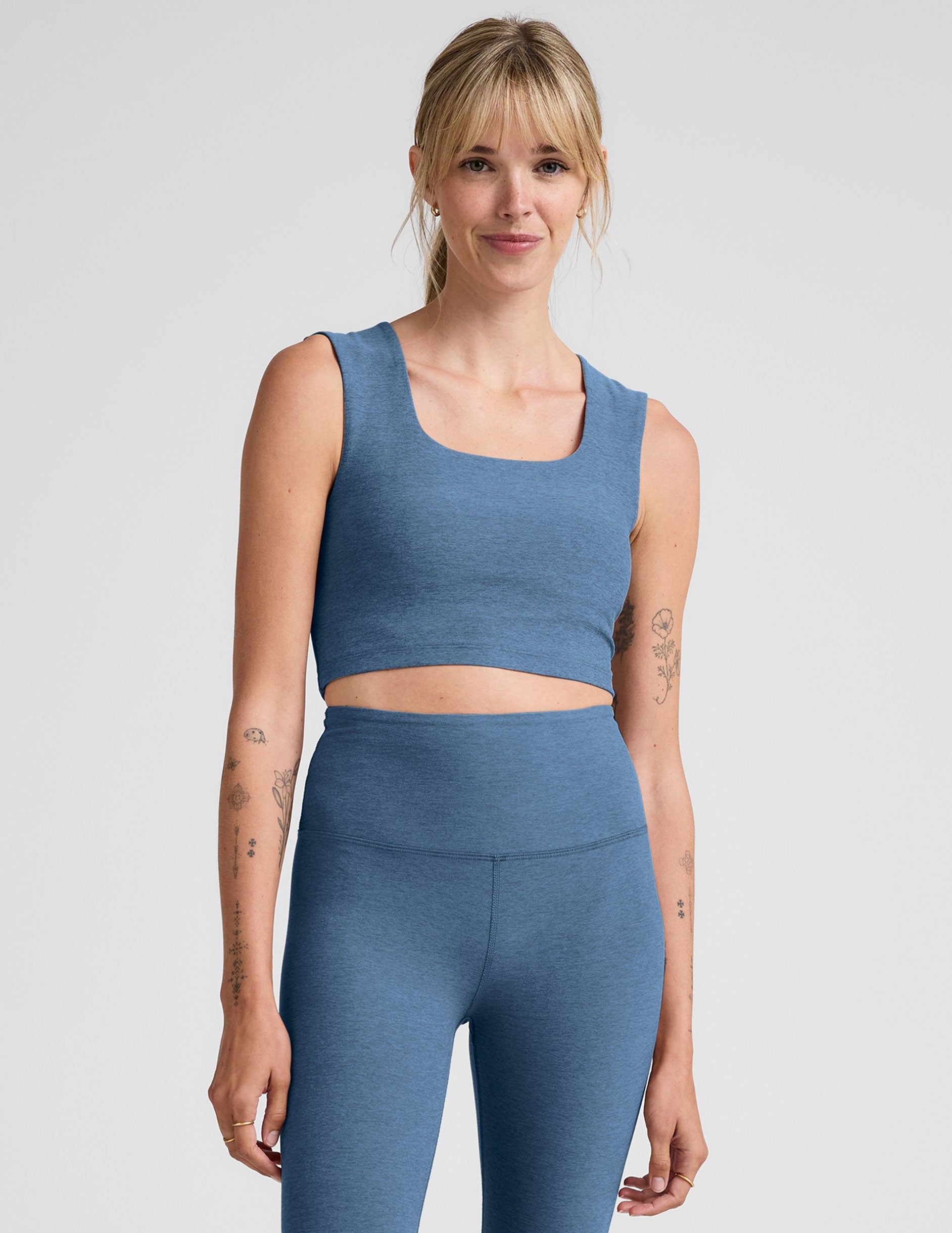 Spacedye? Square Up Cropped Tank