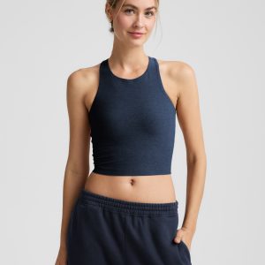 Spacedye? High Neck Cropped Tank