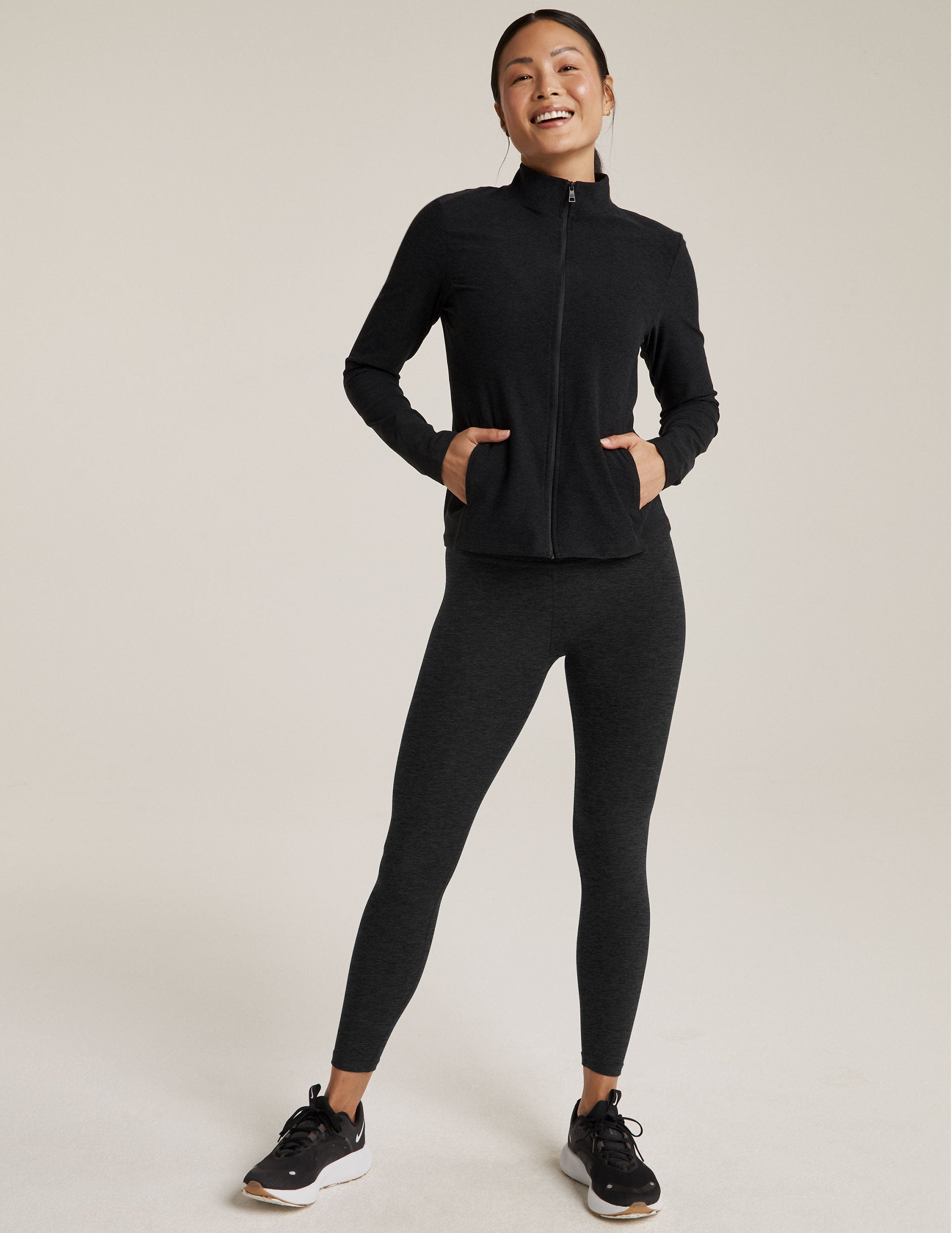 Spacedye? On The Go Mock Neck Jacket - Image 2