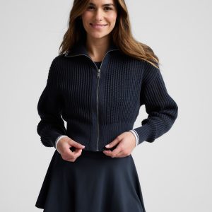 Here's The Stitch Zip Sweater