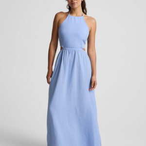 SoftWash Linen Halter Dress