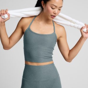 Spacedye? Slim Racerback Cropped Tank