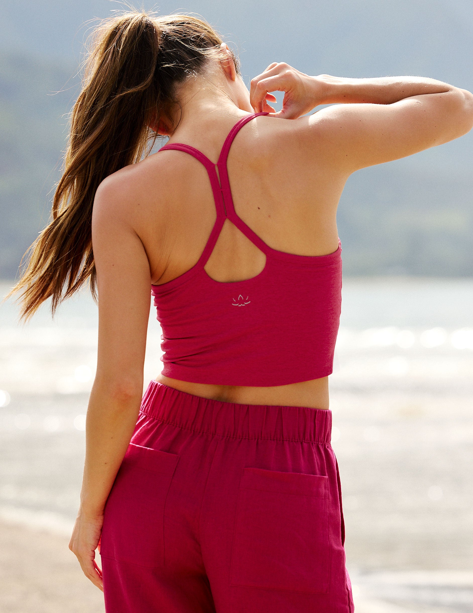 Spacedye? Slim Racerback Cropped Tank - Image 2