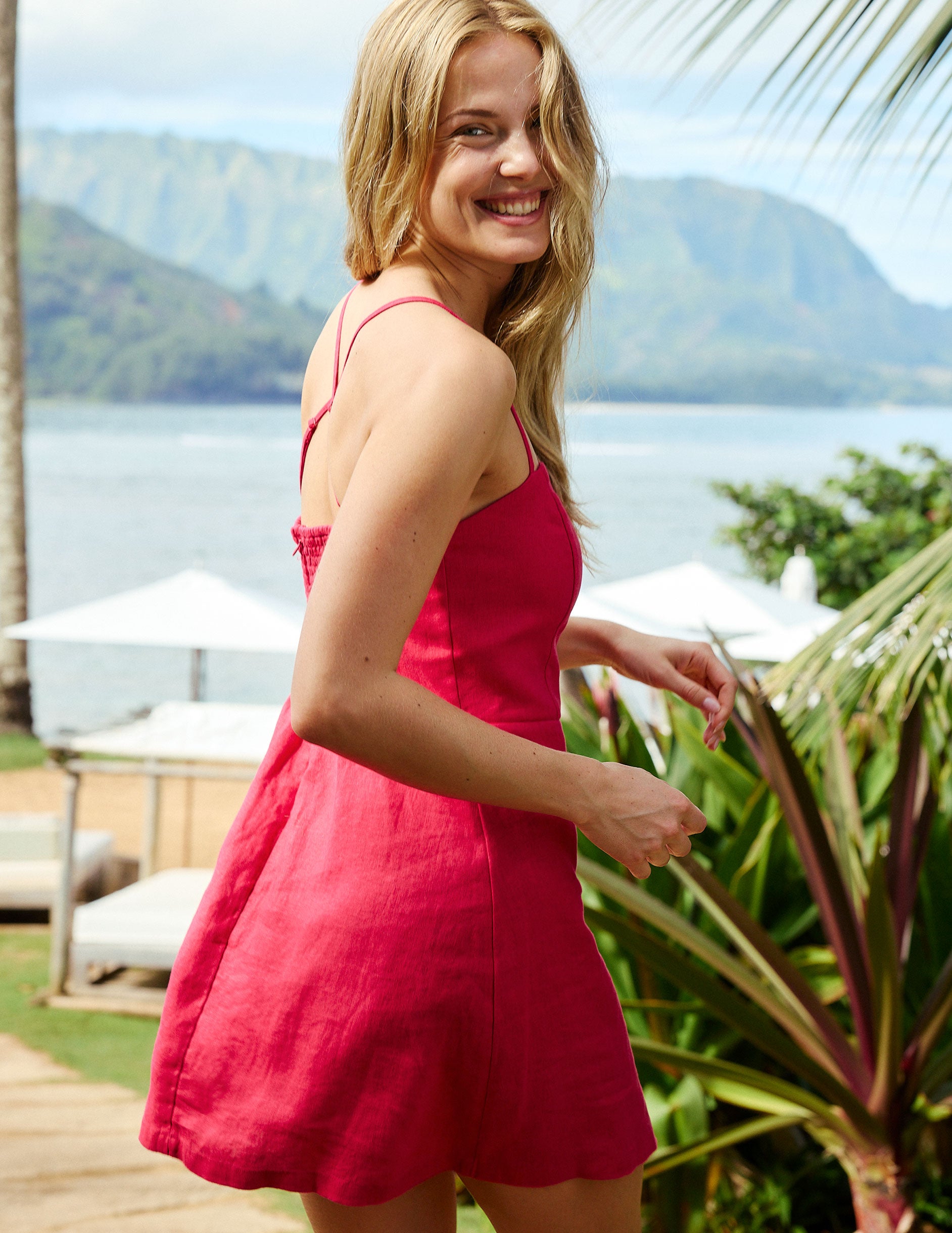 SoftWash Linen Seaside Mini Dress - Image 2